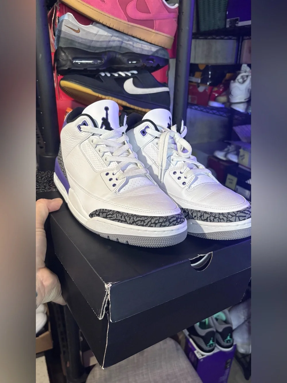 Air Jordan 3 Retro ”Dark Iris” - Men’s 13